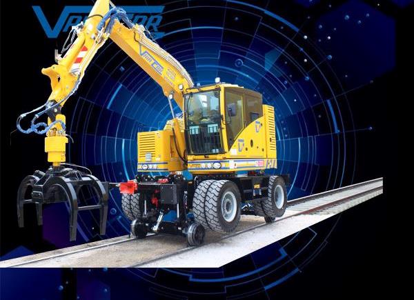 1) MOBILE CRANES/ROAD-RAIL EXCAVATORS V504F+ NEW VERSION RF5, MASSA 19 TON